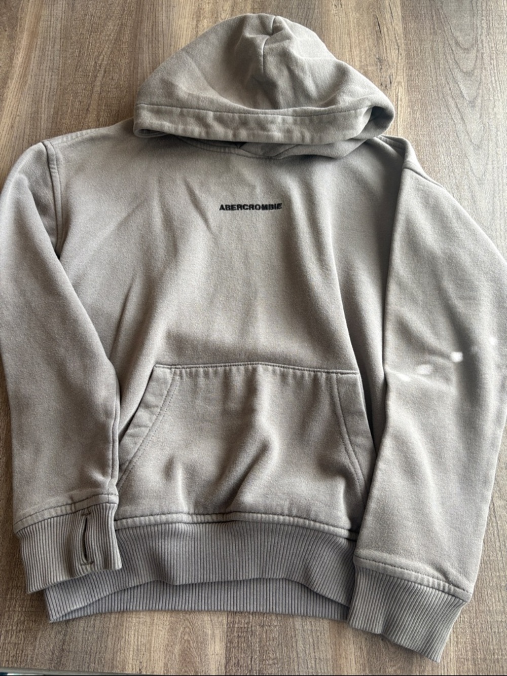 Boys Abercrombie hooded sweatshirt.